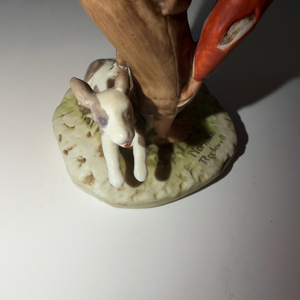 Vintage 1973 Norman Rockwell "Leapfrog" Figurine - Dave Grossman Designs (NR 9) - Picture 11 of 11
